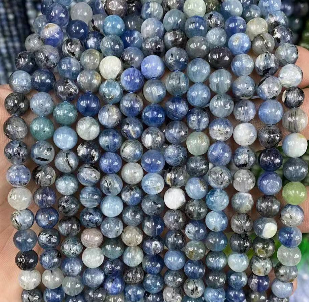 Natural Kyanite Round Beads